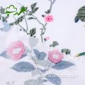 Printed flower woven pure rayon fabric for dress